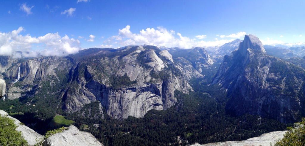 Panorama Yosemite Valley vom Glacier point