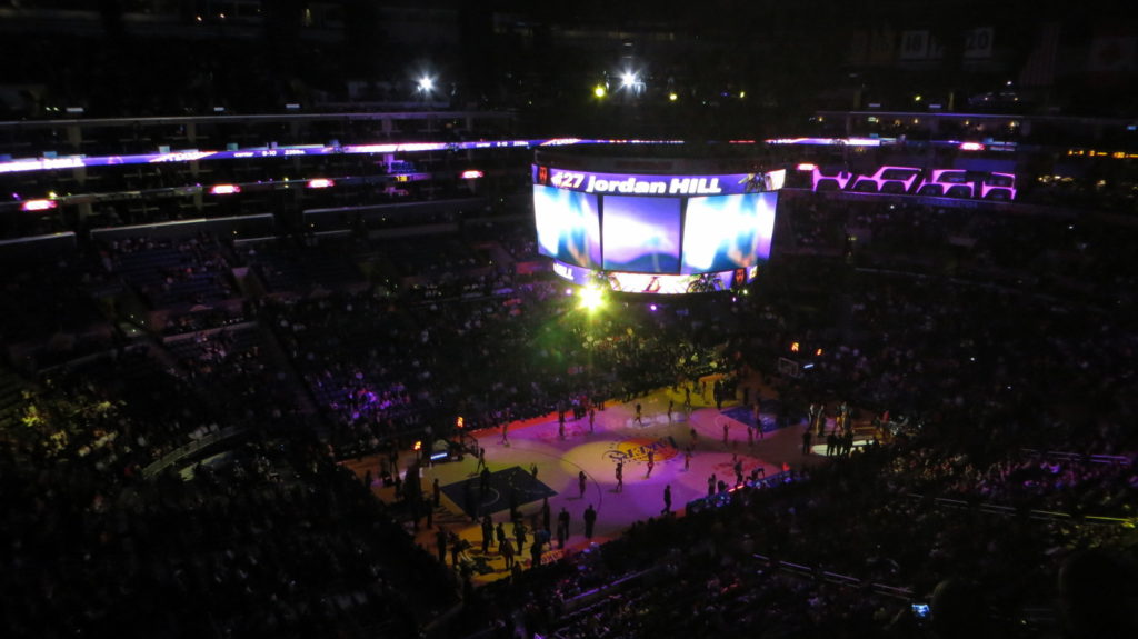 Lakers versus Mavericks at Staples Center