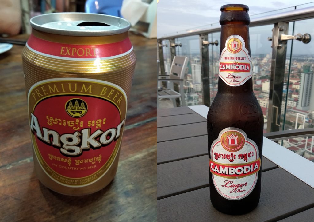 Angkor und Cambodia Bier