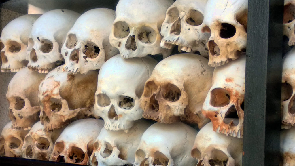 Totenschädel Killing Fields