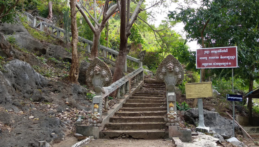 Kampot Treppe Phnom Chhngok