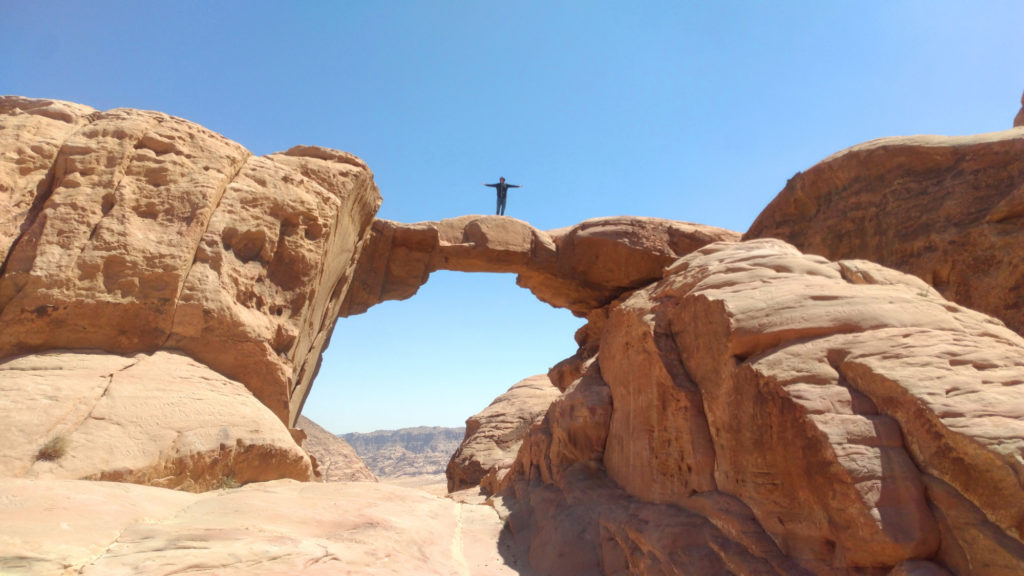 Marc Möllmann auf dem Burdah Arch