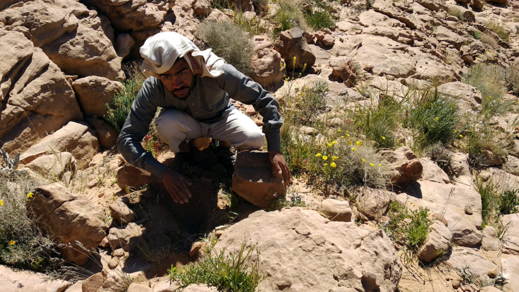 Beduine im Wadi Rum