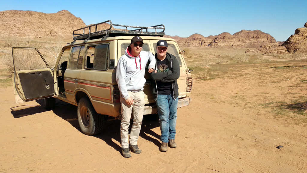 Marc & Niclas Möllmann im Wadi Rum