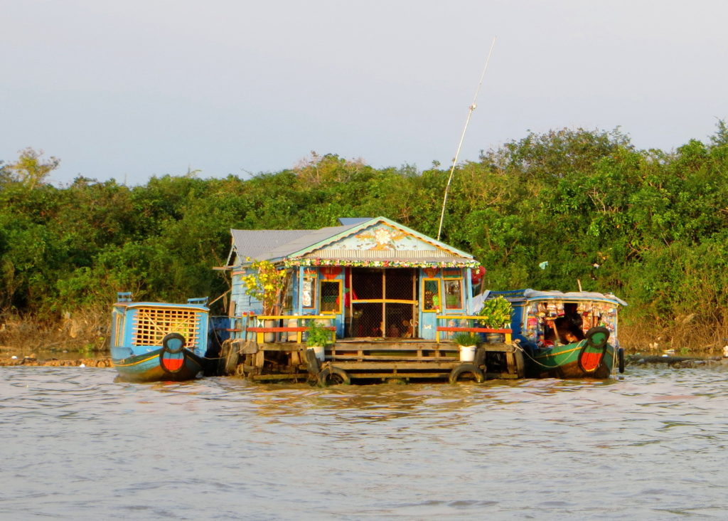 Hausboot am Tonle Sap