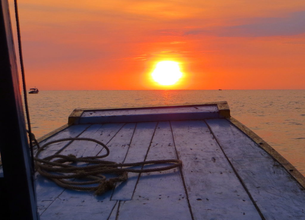 Tonle Sap Sonnenuntergang