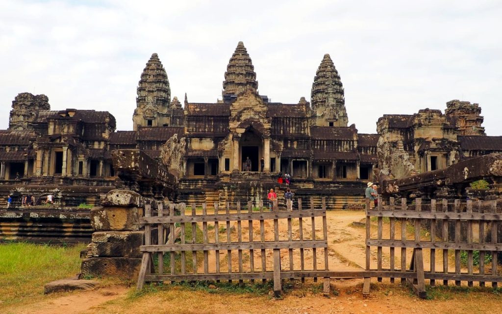 Die Rückseite von Angkor Wat