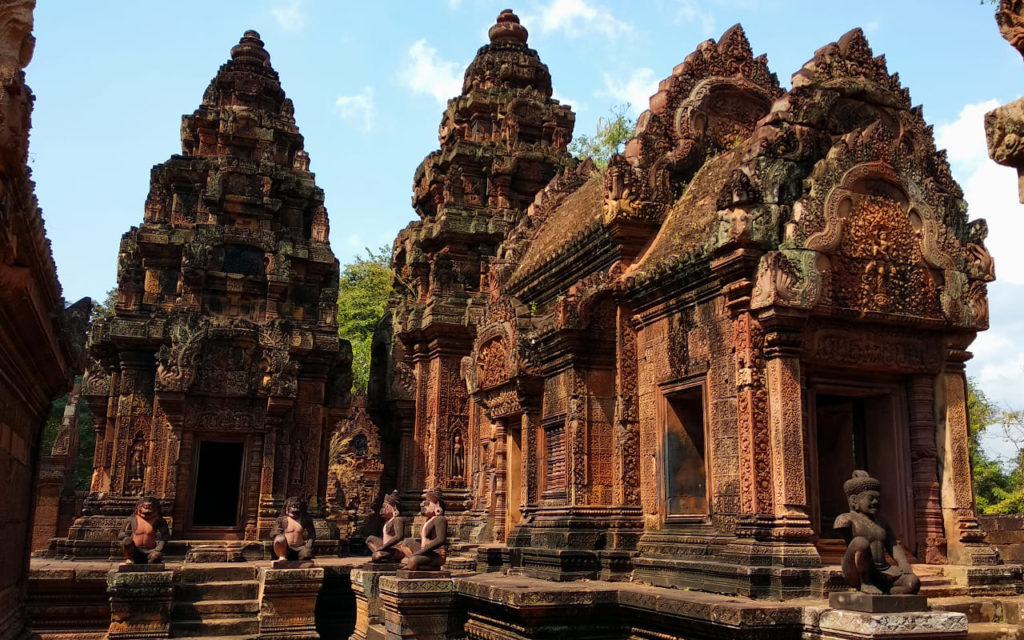Im Inneren von Banteay Srei
