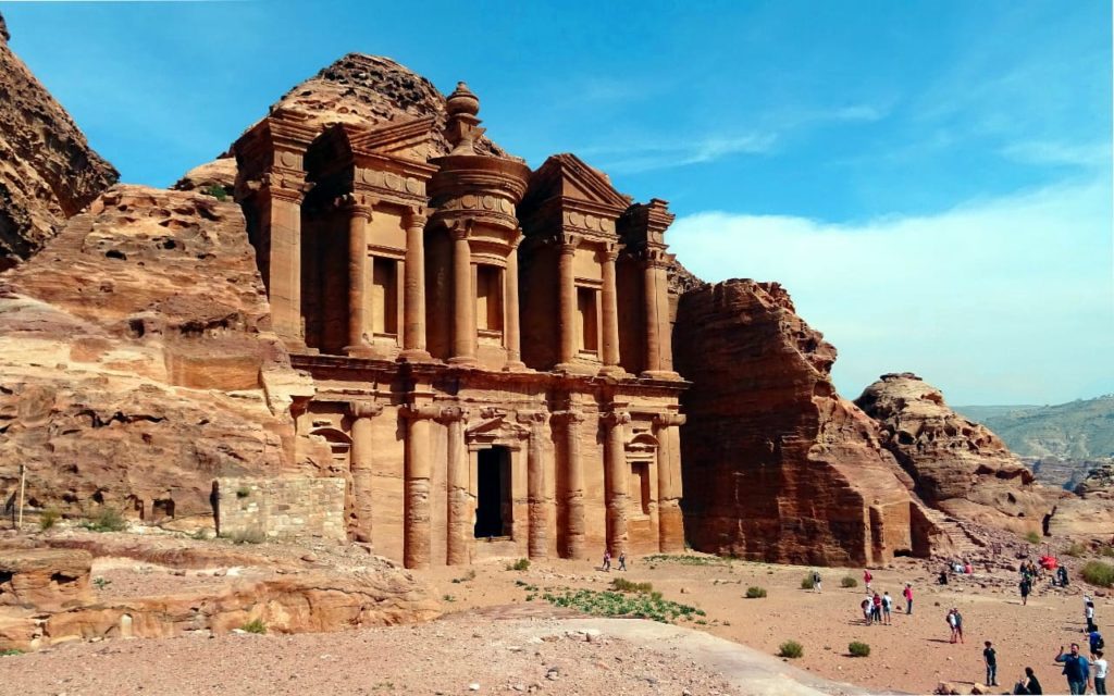 Monastery Ad-Deir in Petra, Jordan