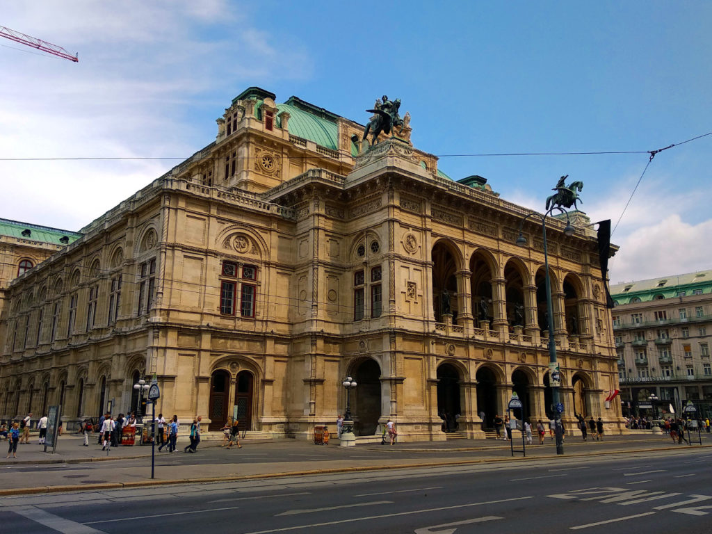 Blick auf die Staatsoper in Wien