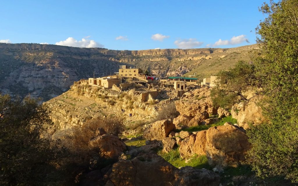 Blick auf Dana Village