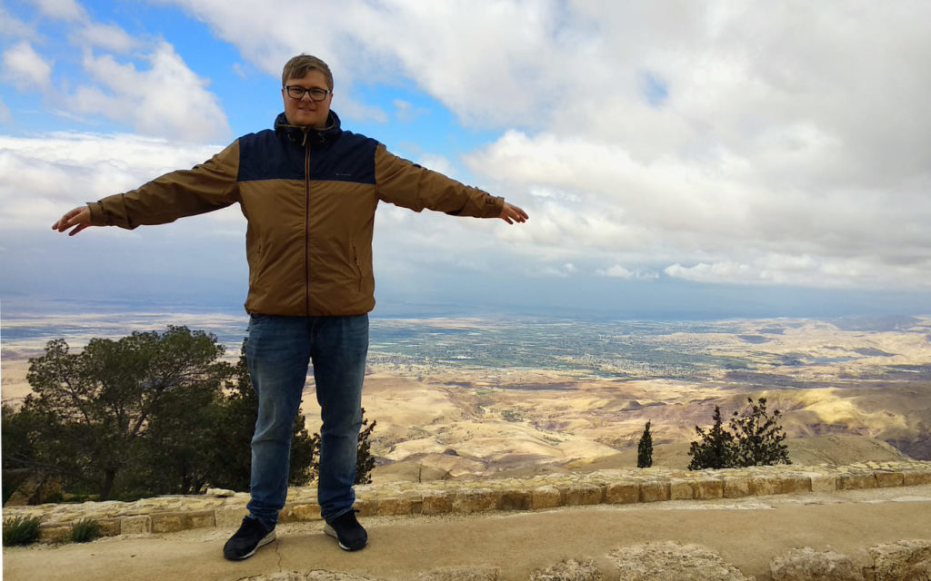 Marc Möllmann am Mount Nebo