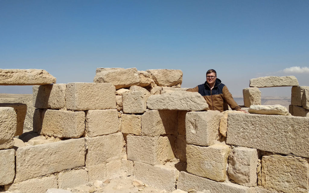 Marc Möllmann at Shobak Castle
