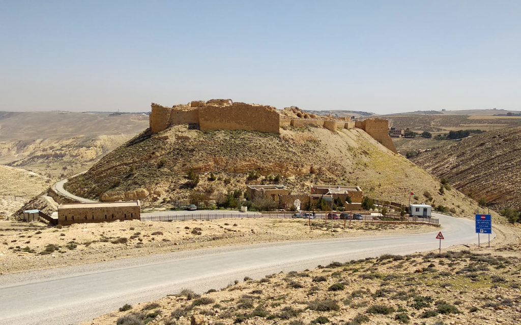 Die Burg von Shobak in Jordanien