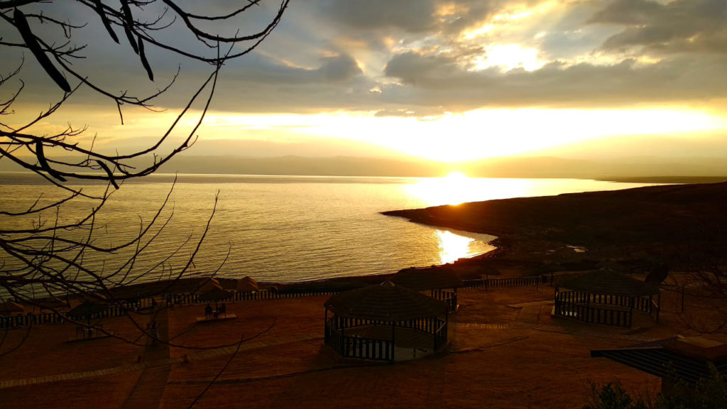 Sunset at Dead Sea