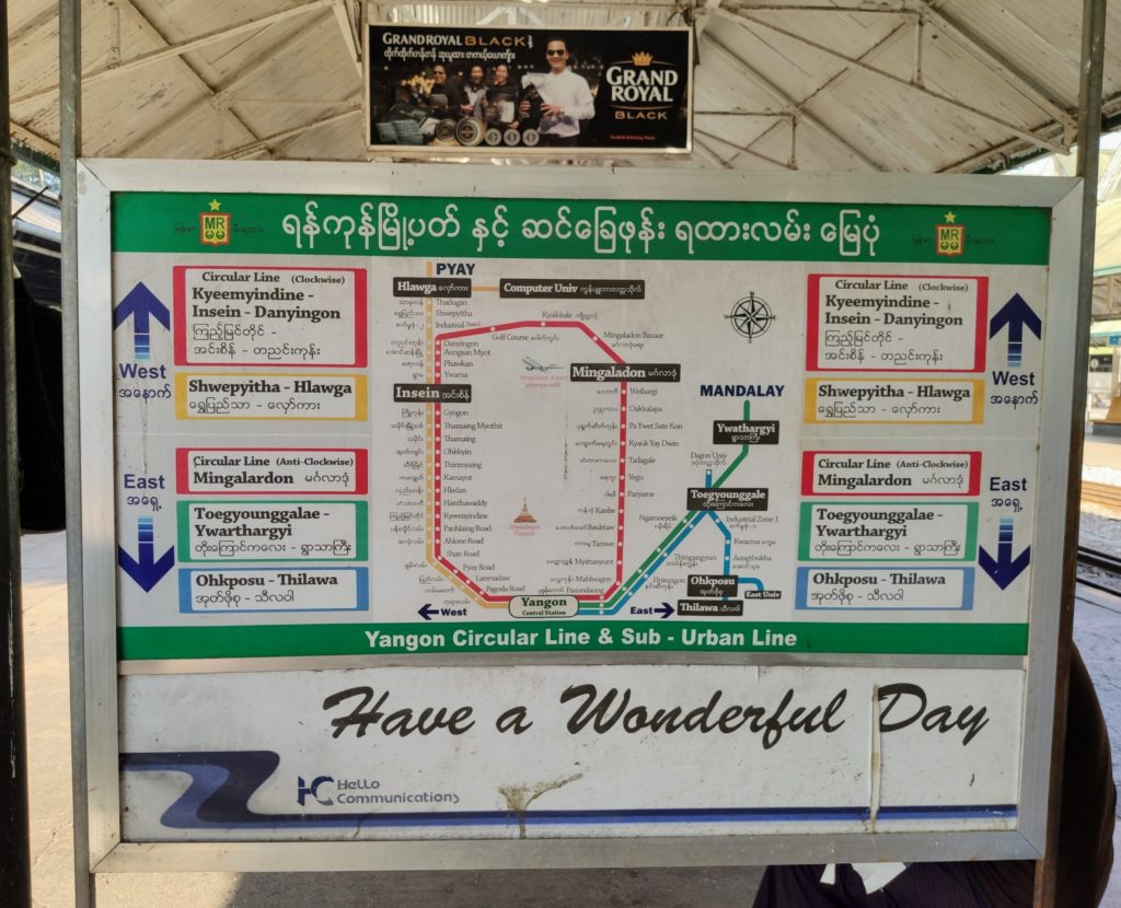 Map of the Circular Train